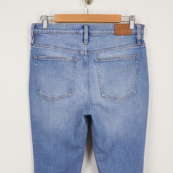J.Crew 10" Demi Boot Crop Jean Button Fly Greenwich Street Size 30 - Picture 7 of 8